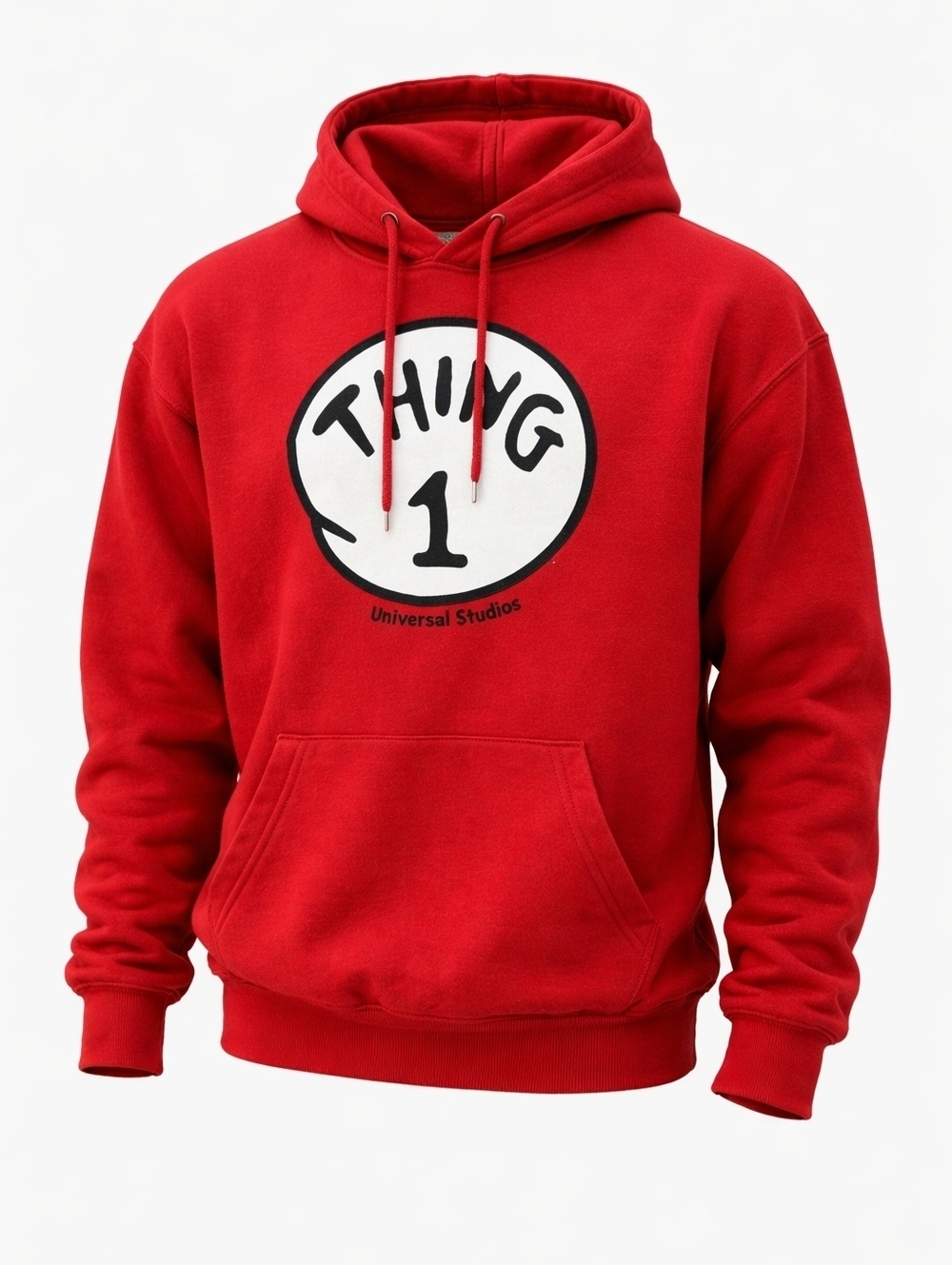 Universal Red "Thing 1" Graphic Hoodie